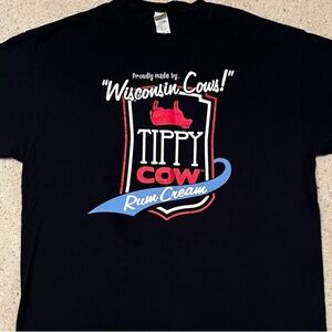 Tippy Cow Rum Cream short sleeve t-shirt. NEW!!  Men’s size XL
